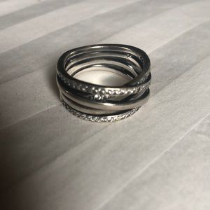 Pandora sz 7 silver ring